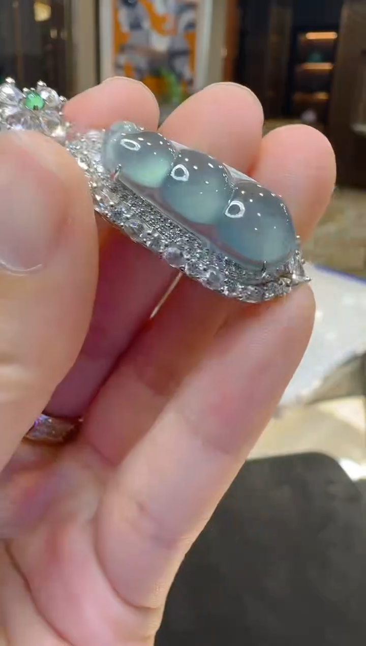 吊坠(不含链)银S925镶嵌翡翠多样性团购发一件