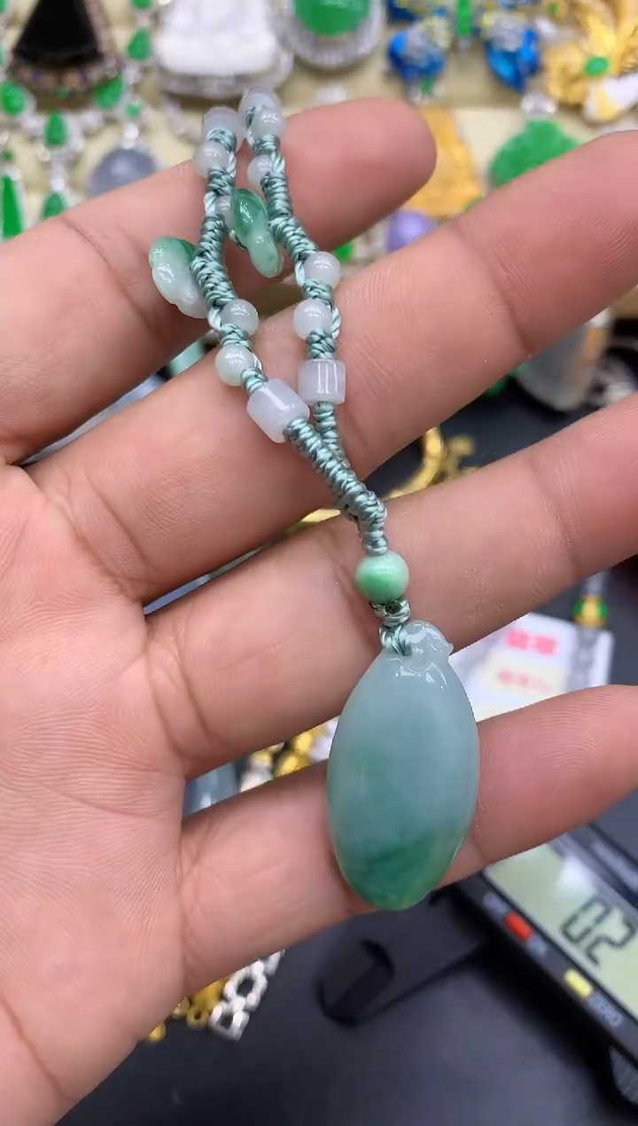 颈饰未镶嵌翡翠360-中国好珍宝