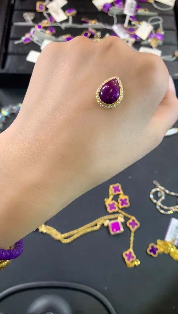 【闪购商品】苏纪石（舒俱来）.18K金镶嵌舒俱来饰品