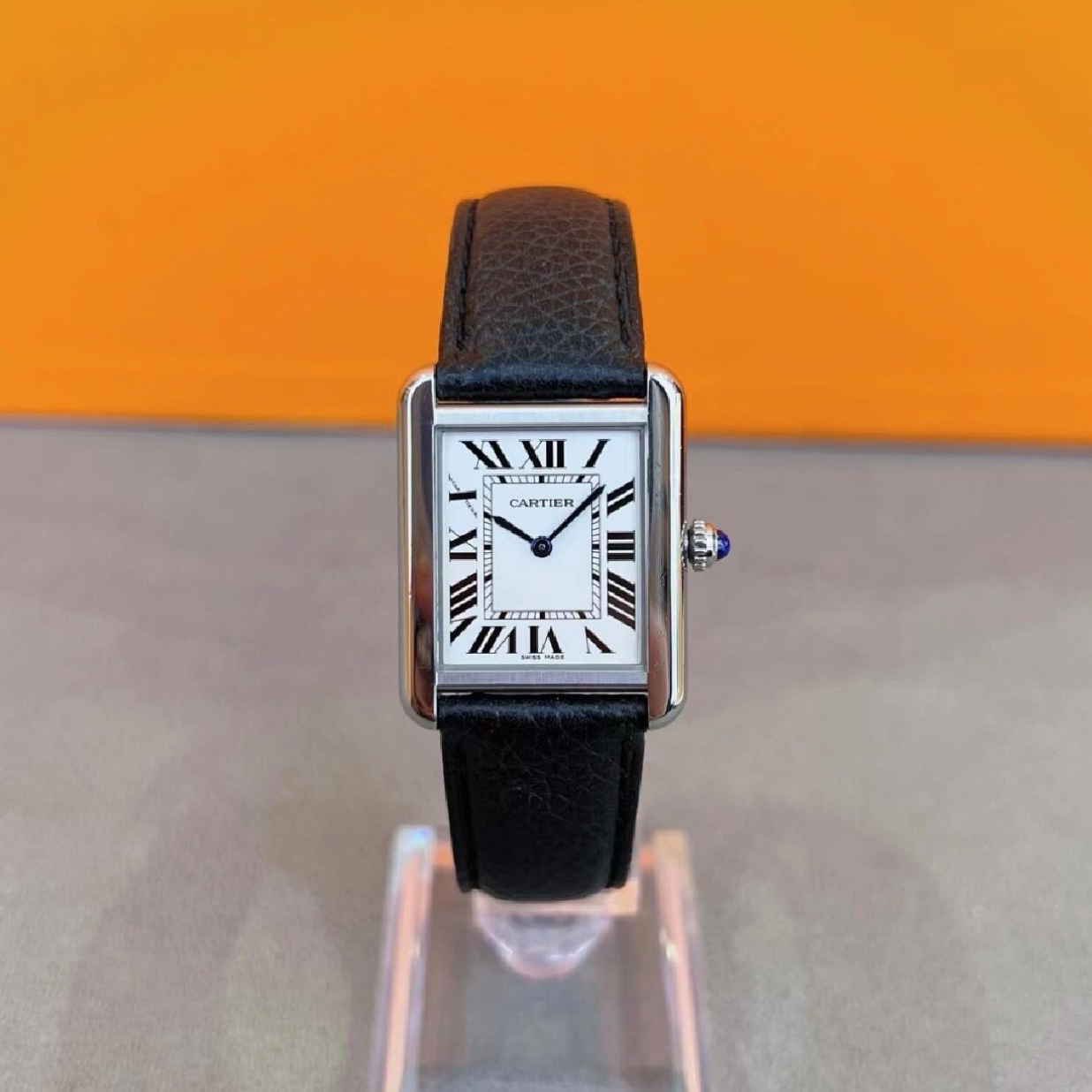 99新 Cartier/卡地亚 7姐专场/坦克中号石英腕表 27mm