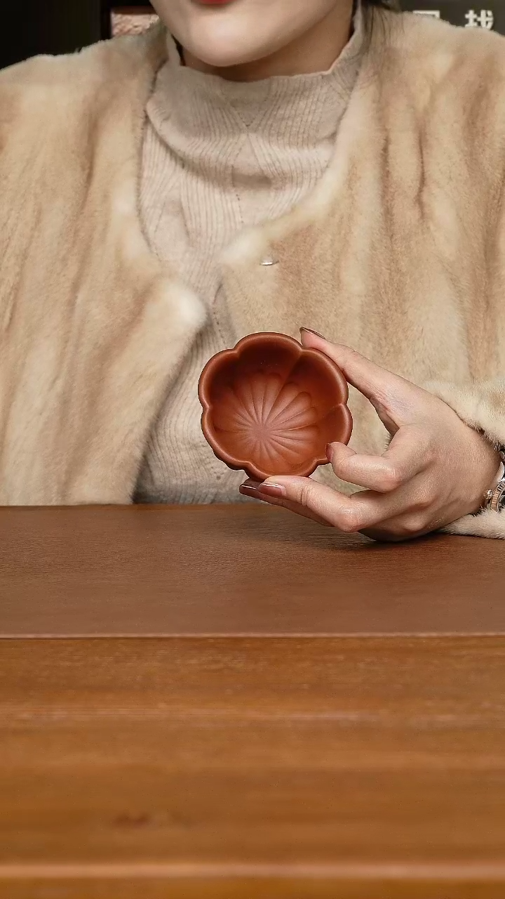 【闪购商品】紫砂茶壶静梅杯（朱泥）