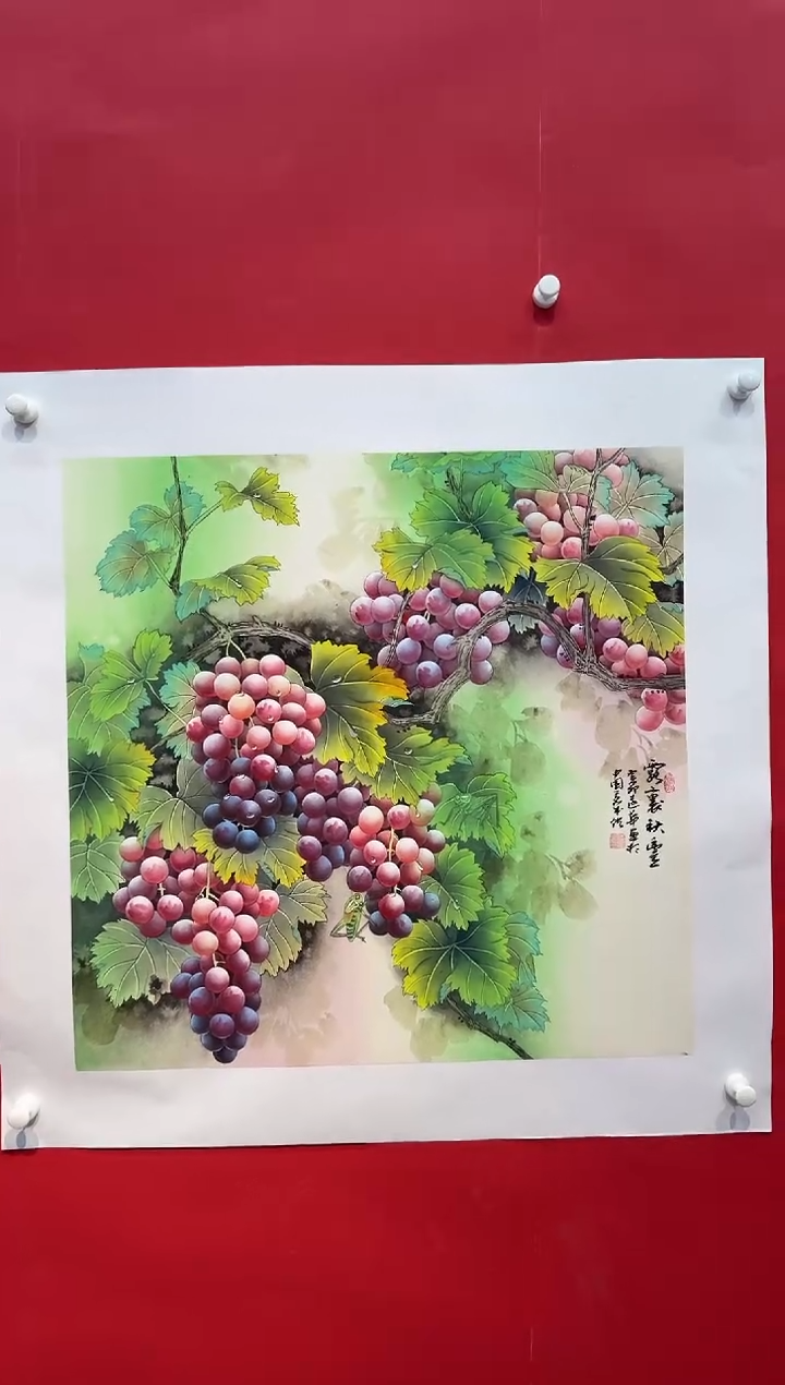 国画画家陆远华纯手绘原作