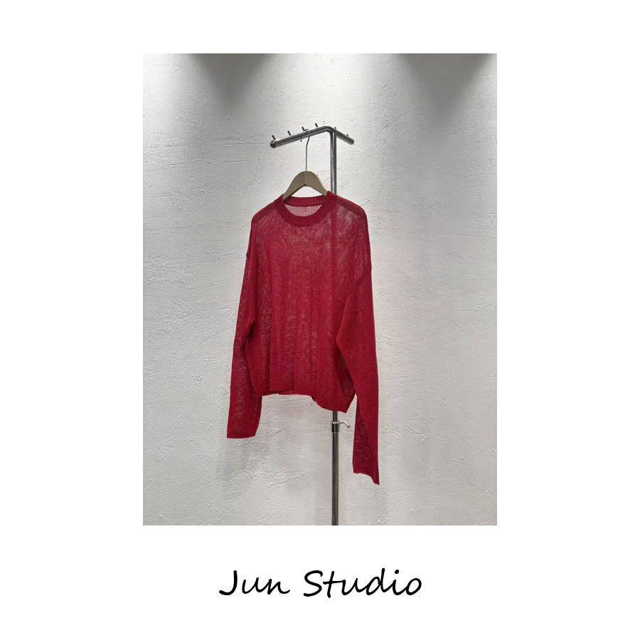 日本订单 - 进口和纸纱 和纸纱 长袖针织衫