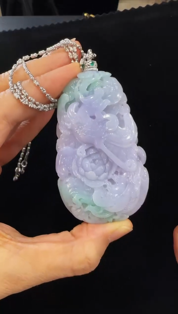 颈饰未镶嵌翡翠国风