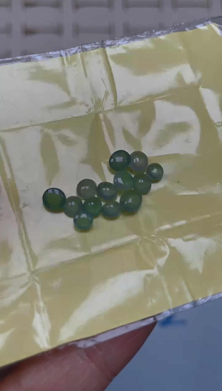 裸石翡翠天然翡翠蛋面11