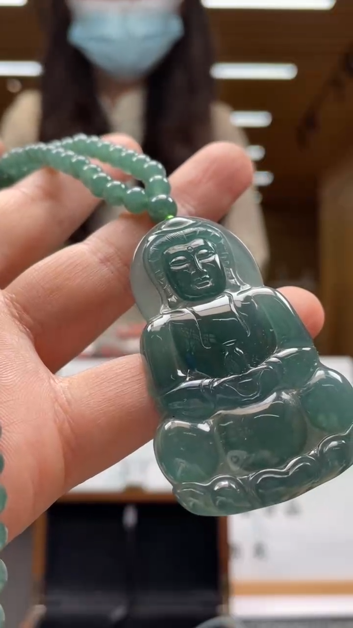 翡翠未镶嵌颈饰********156