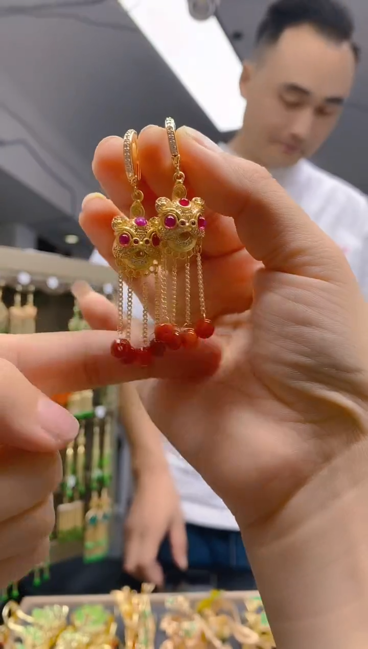 【闪购商品】翡翠耳饰合金0210翡翠耳包