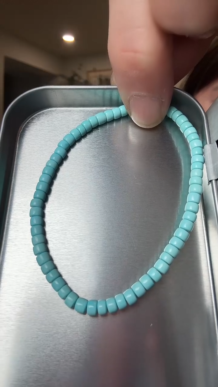 未镶嵌绿松石手链shirley专拍绿松石手串