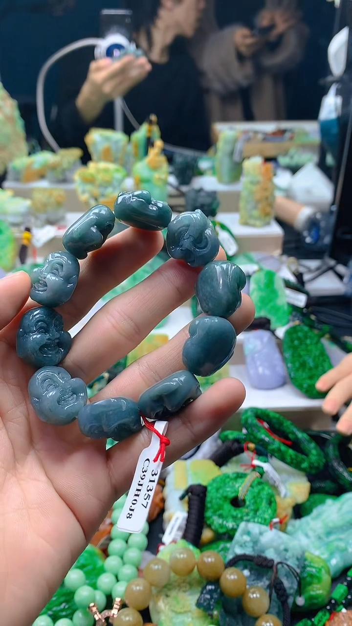 颈饰未镶嵌翡翠天然缅甸翡翠a货