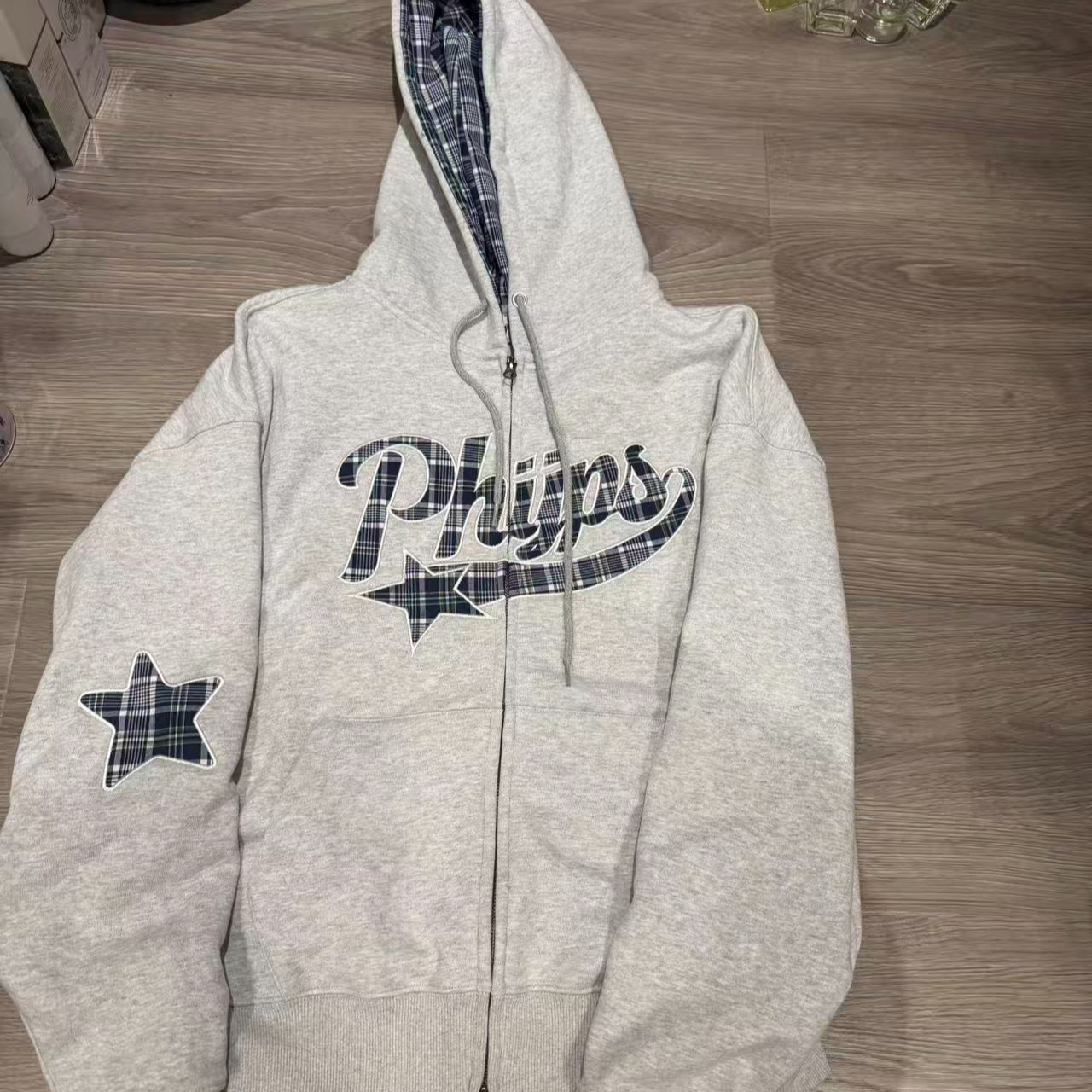 25454 秋冬连帽卫衣女