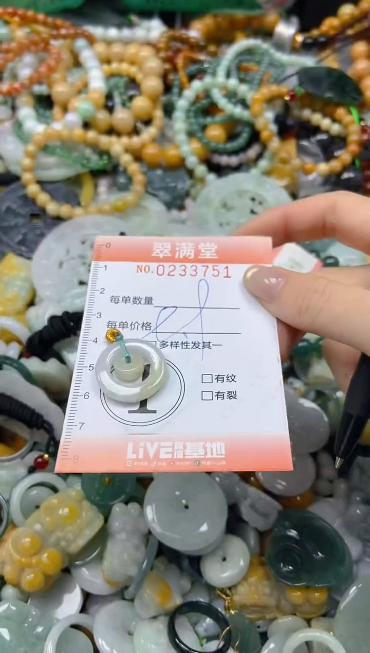 未镶嵌挂件翡翠闪购0233751