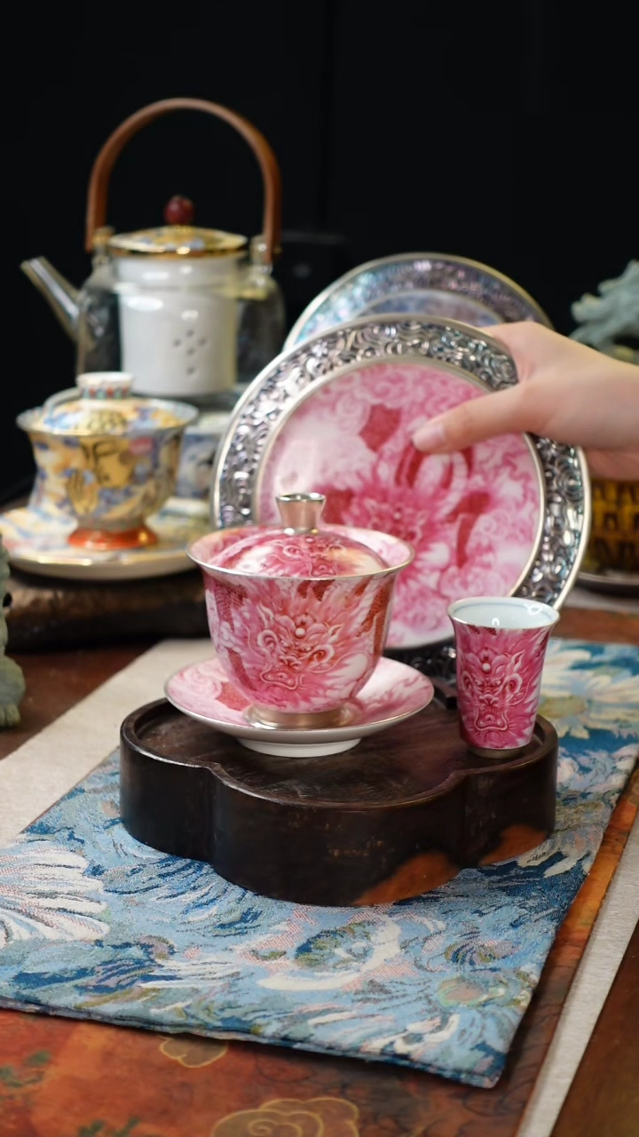 【闪购商品】龙腾四海三件套陶瓷