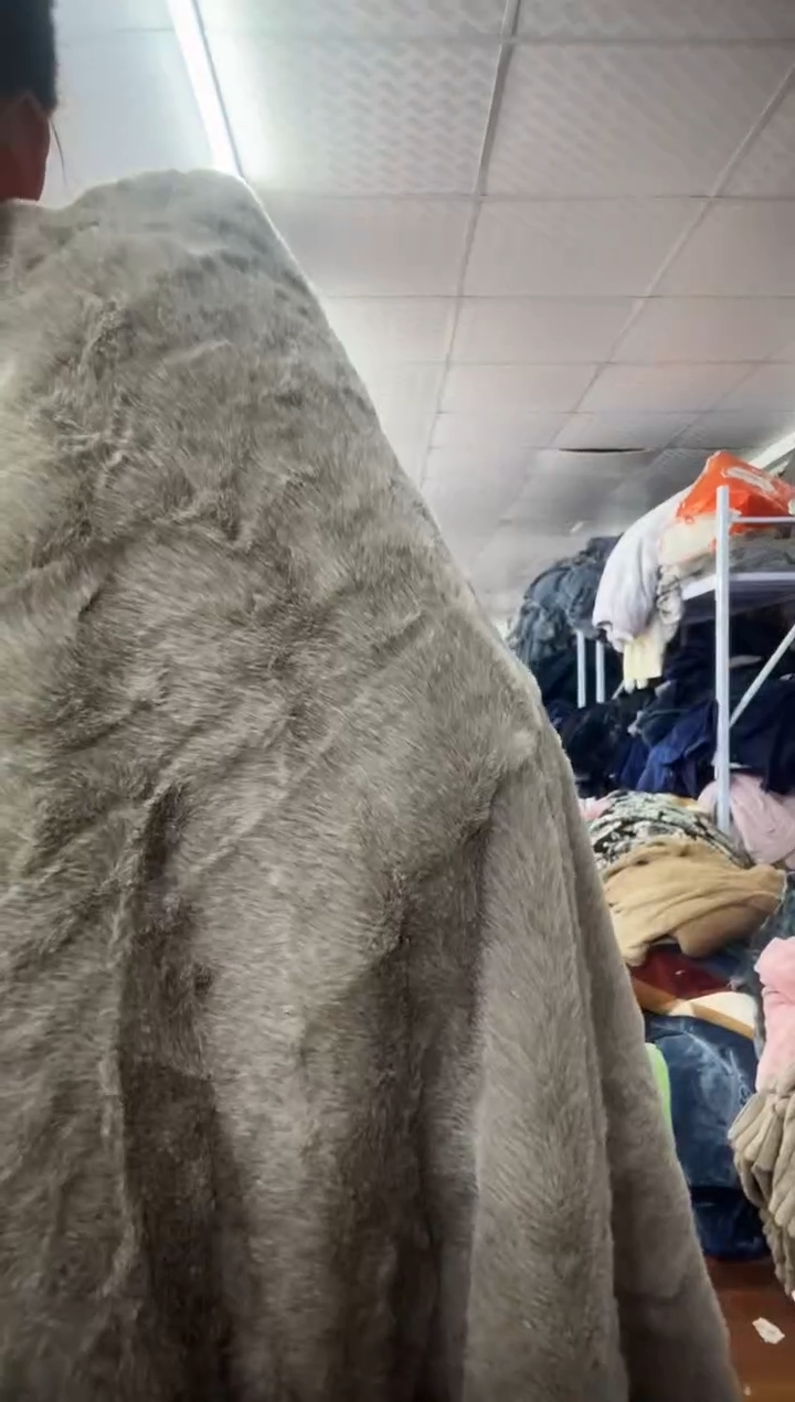 法兰绒咖色兔绒被套2.3*2