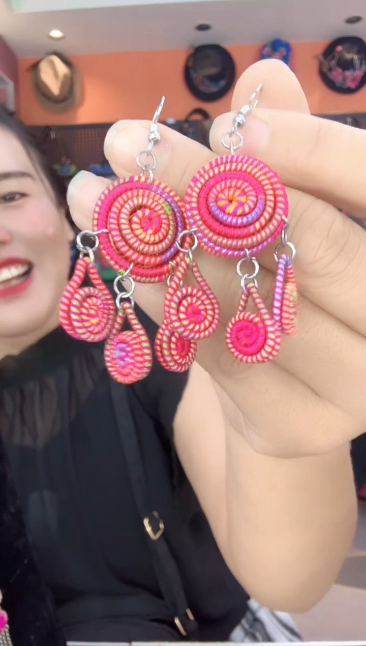 织绣机绣刺绣耳环NO退NO换