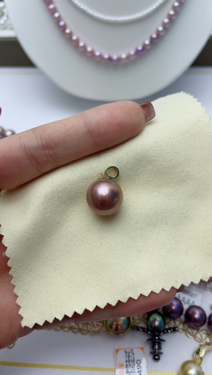 【闪购商品】淡水珍珠颈饰18K金镶嵌W99