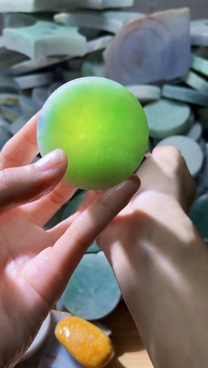 裸石翡翠翡翠a货正品玉石古陈358