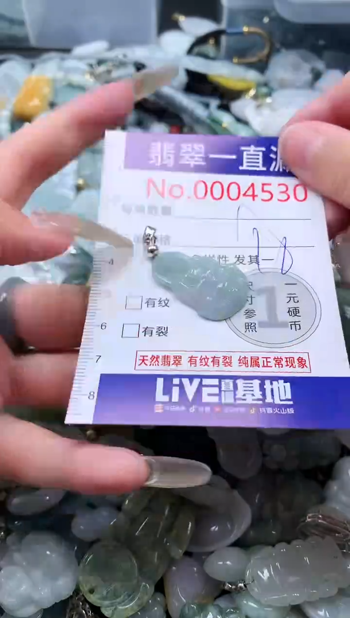 【闪购商品】翡翠吊坠(不含链)未镶嵌4530