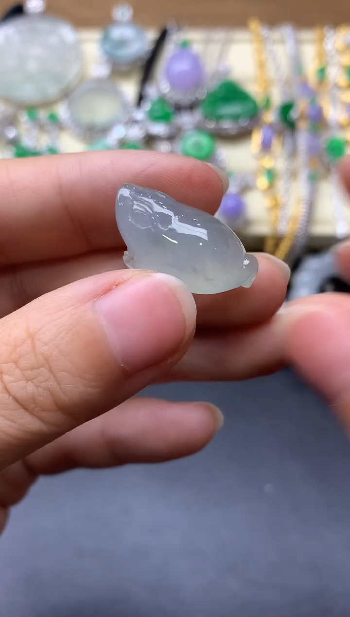 颈饰未镶嵌翡翠216-中国好珍宝