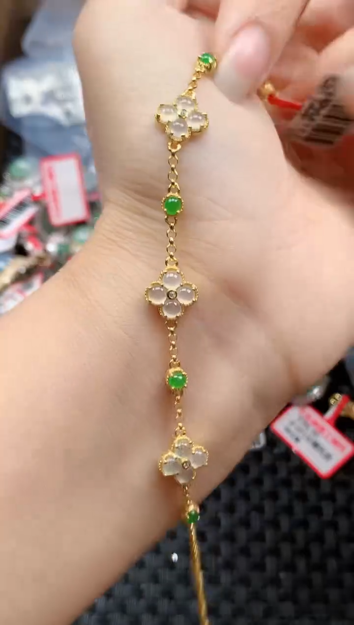 银S925镶嵌戒指翡翠天然A货缅甸翡翠