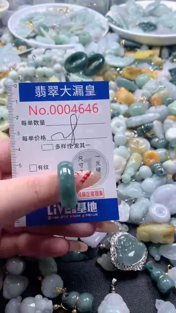 【闪购商品】翡翠吊坠(不含链)未镶嵌4646