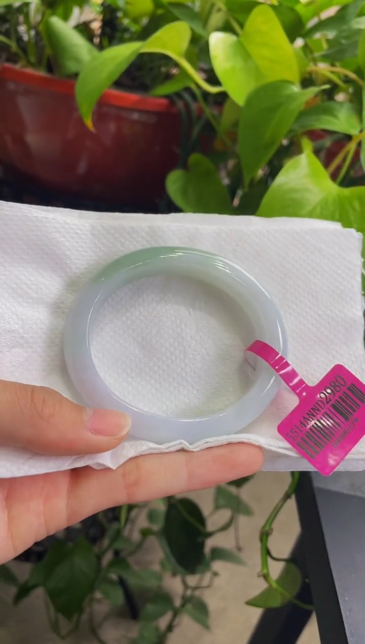 【闪购商品】翡翠手镯未镶嵌223手镯55.5