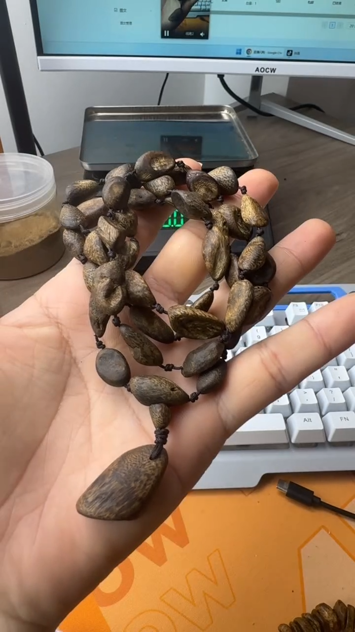 【闪购商品】沉香手串海南奇楠包壳老料沉香沉水浮高货