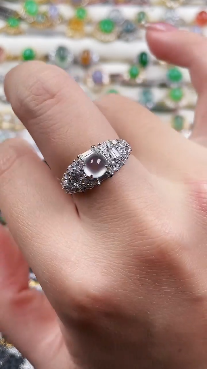 银S925镶嵌戒指翡翠48