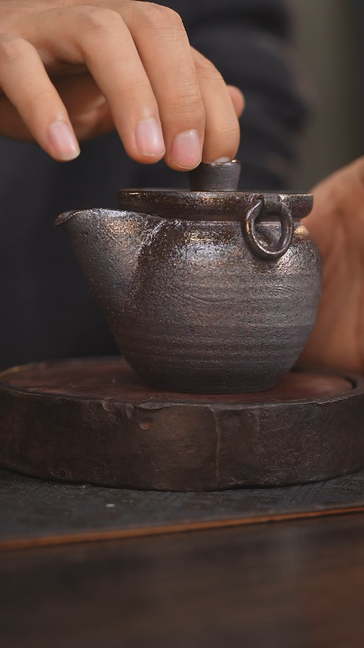 【闪购商品】杯103柴房陶瓷柴烧 粗陶宝瓶