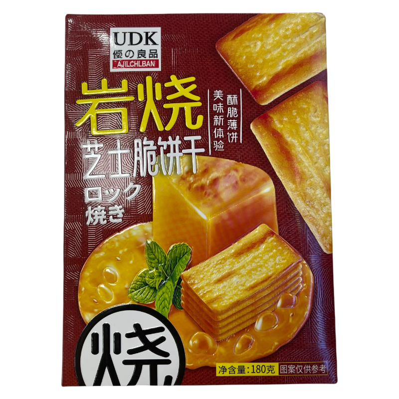 优之良品岩烧芝士脆饼干180克/盒
