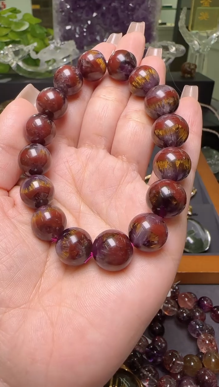 【闪购商品】水晶手串未镶嵌极光23手串13m+X26768