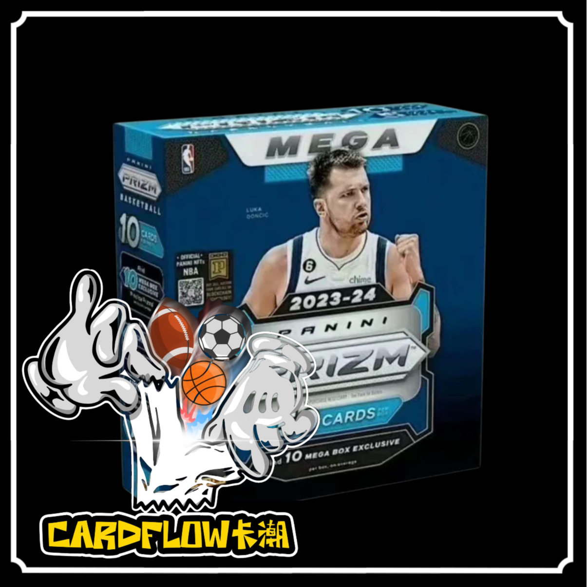 2023-24 panini prizm pz 篮球 mega 粉碎冰 单盒(下单默认代拆)