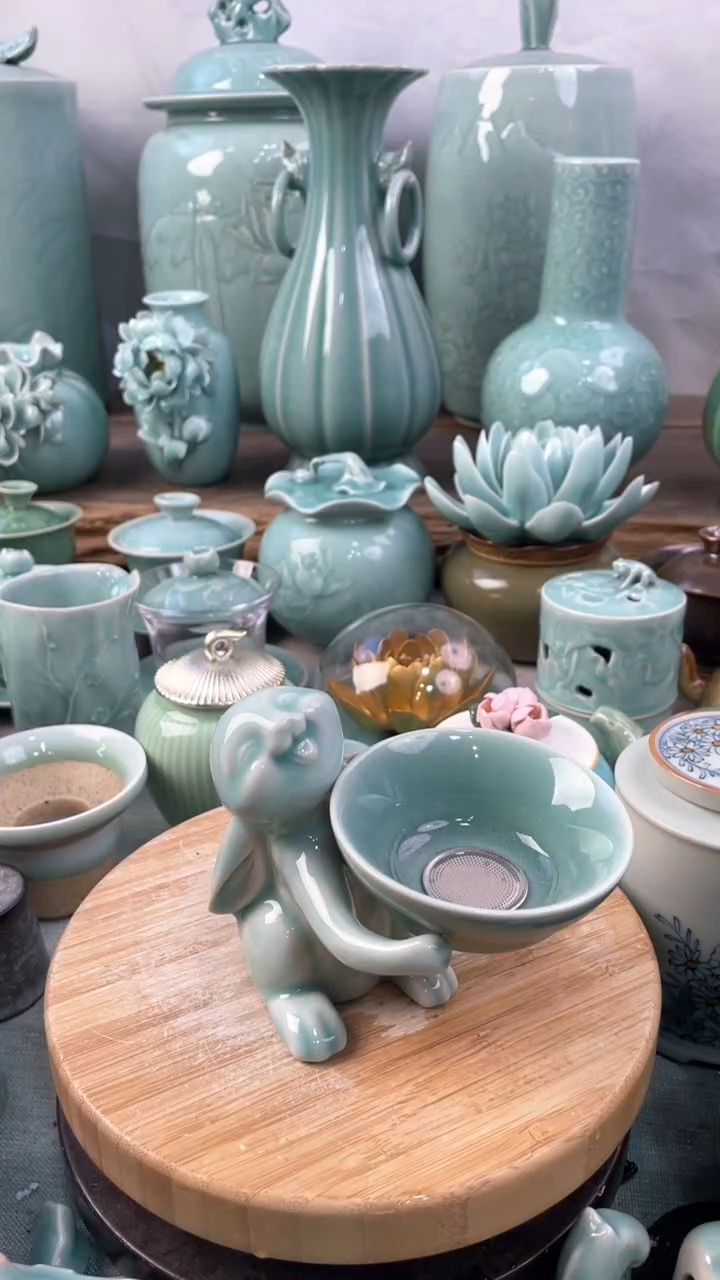 【闪购商品】特价福利 微瑕 慧仙青瓷