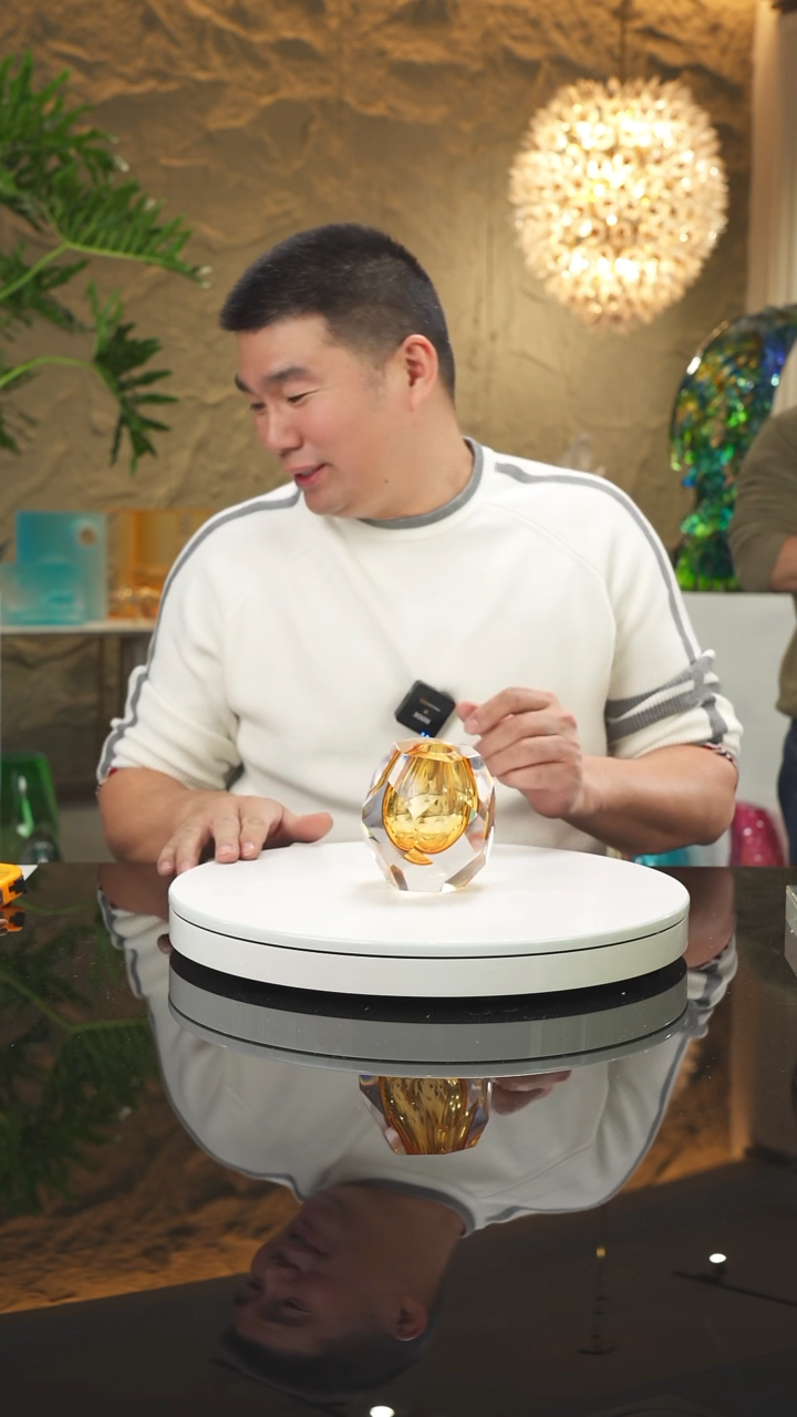 【闪购商品】摆件琥珀切面香薰瓶