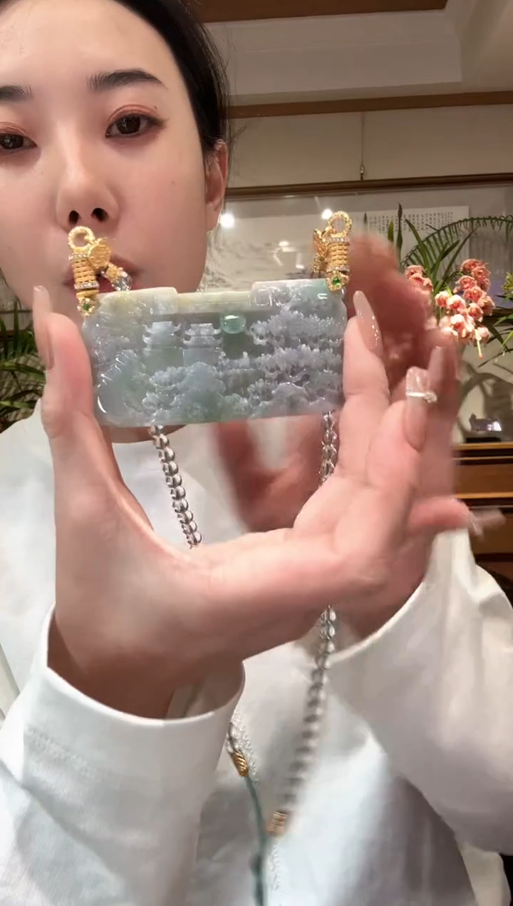 【闪购商品】翡翠颈饰未镶嵌国风