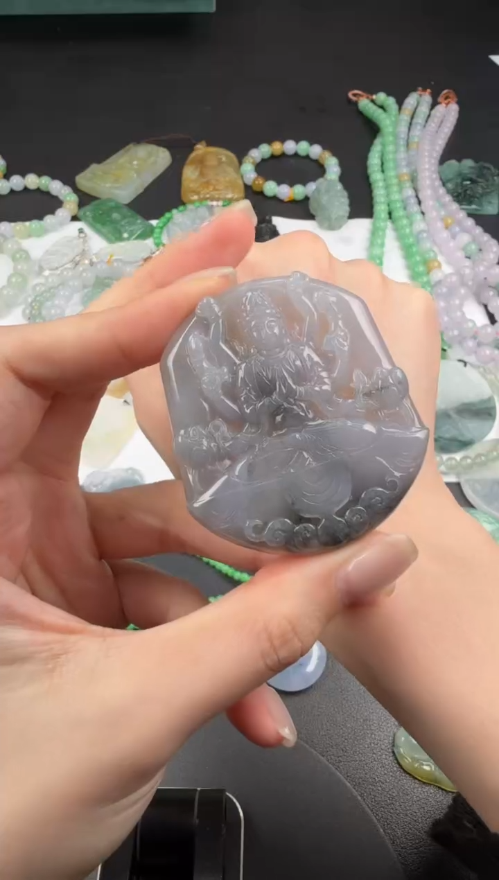 吊坠(不含链)未镶嵌翡翠357-翡翠饰品