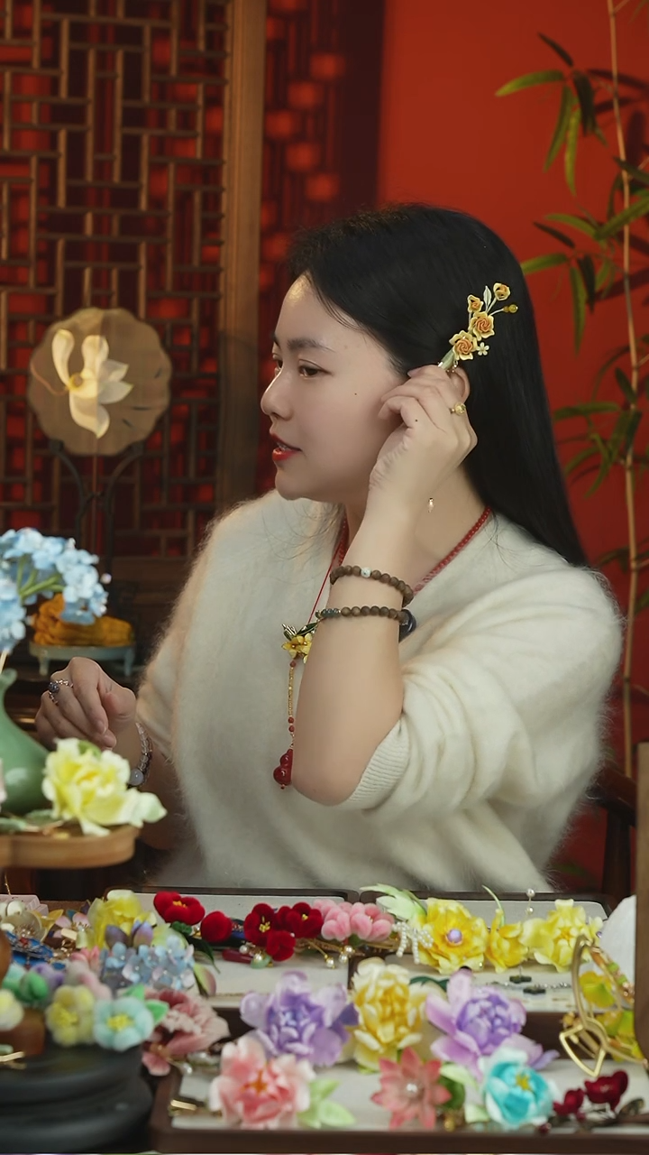 刺绣闪购纯手工非遗国风饰品