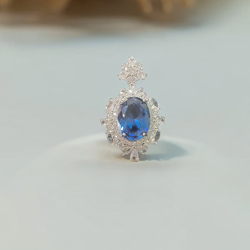 B27【珠宝清仓】璀璨精美蓝宝石吊坠