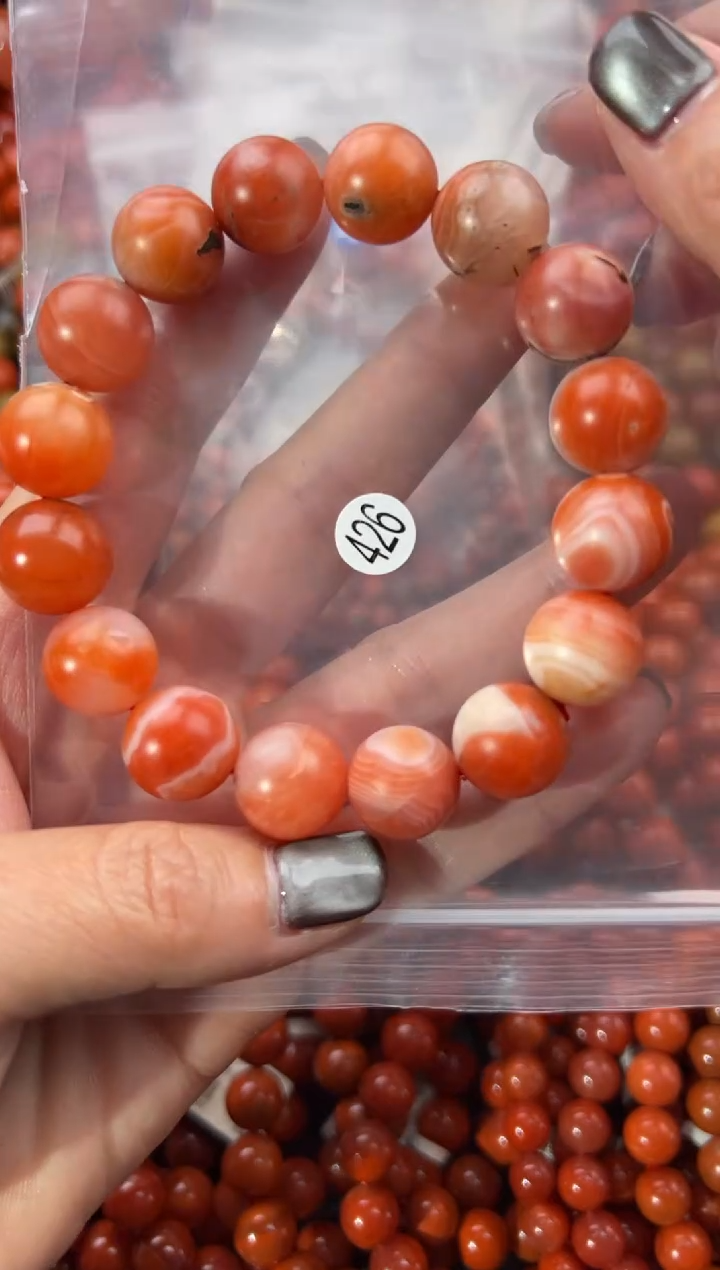 未镶嵌手串南红玛瑙13+