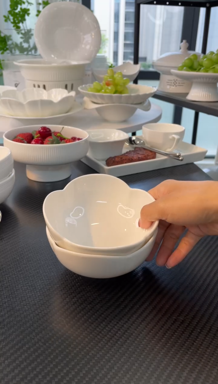 新骨瓷新骨瓷卓越小碗白瓷2个装