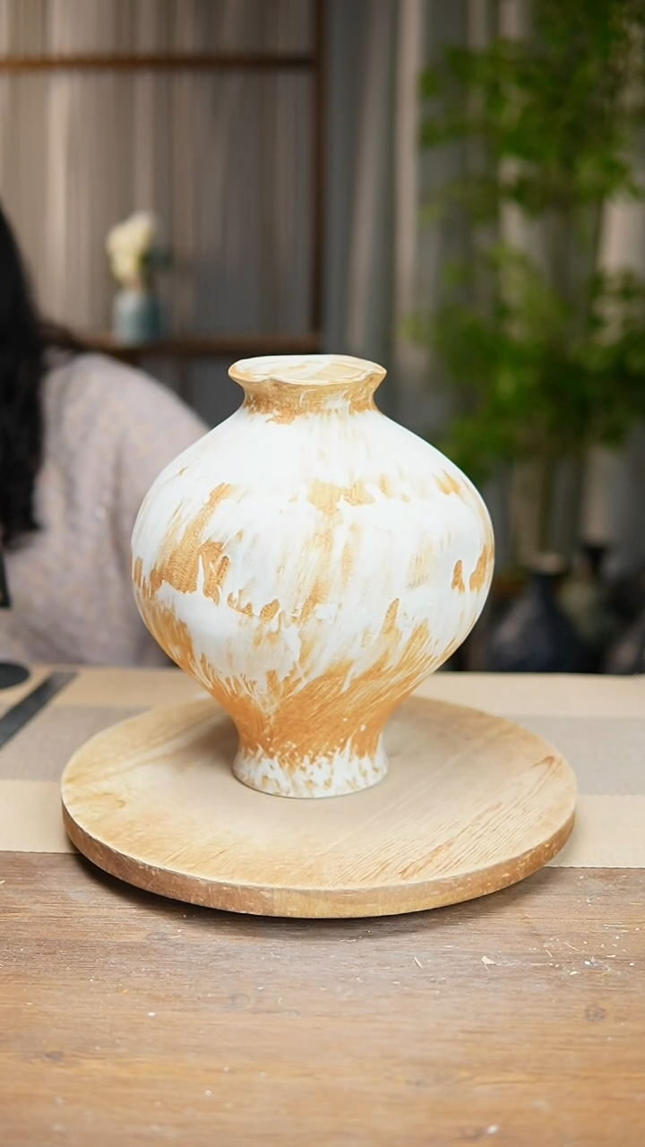 【闪购商品】陶瓷 花器诧寂黄灯笼