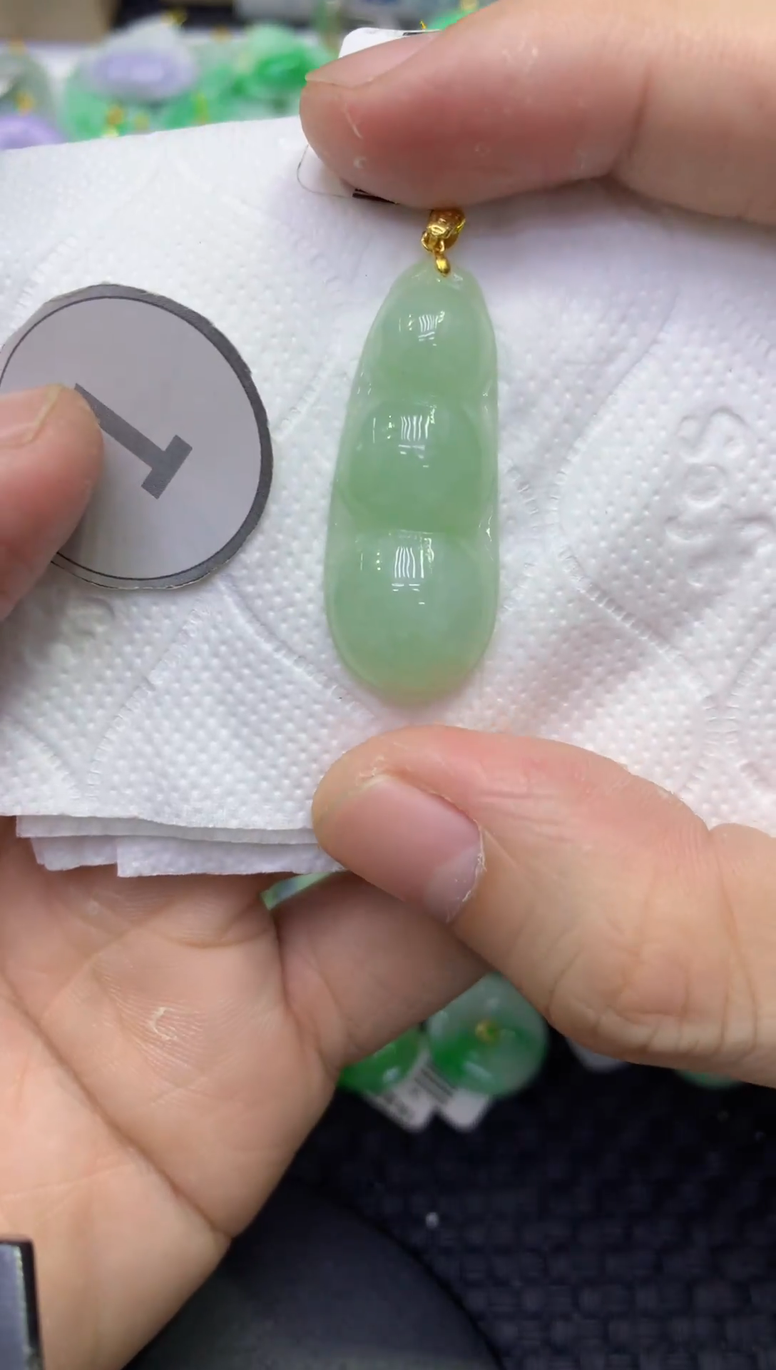 颈饰未镶嵌翡翠天然缅甸A货翡翠