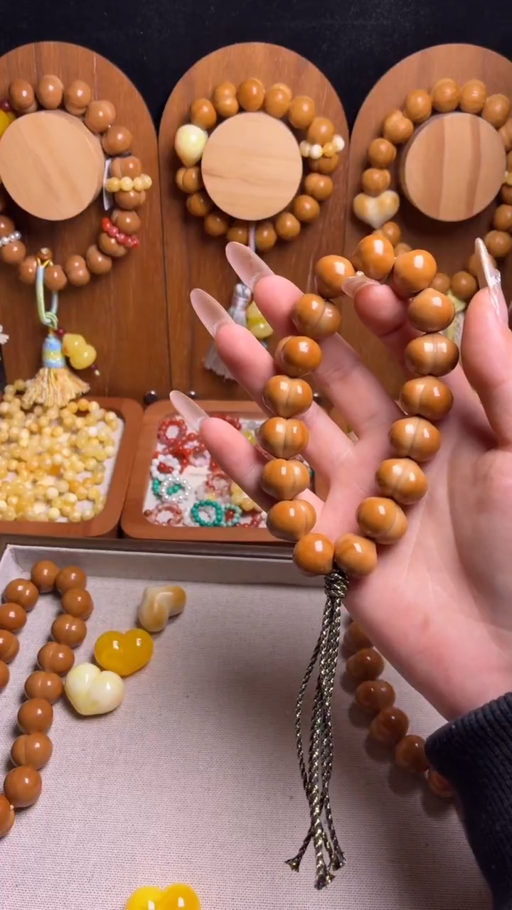 手串猴头核桃我****光全品新品高桃16+素手持