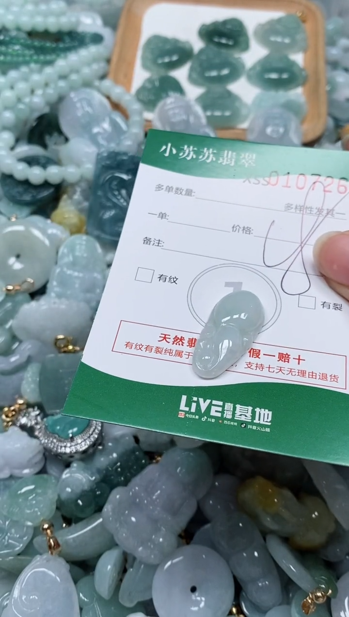 【闪购商品】翡翠颈饰未镶嵌闪购商品0107264