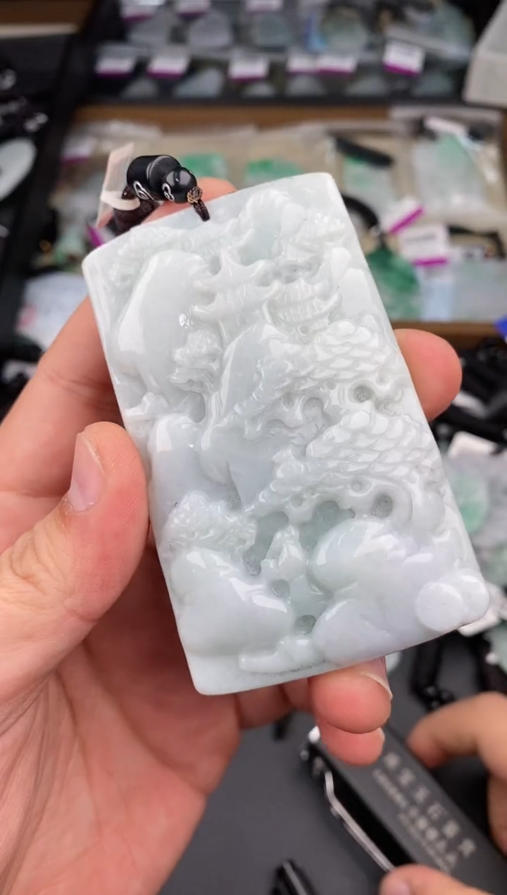 【闪购商品】翡翠颈饰未镶嵌  天然翡翠，一物一图