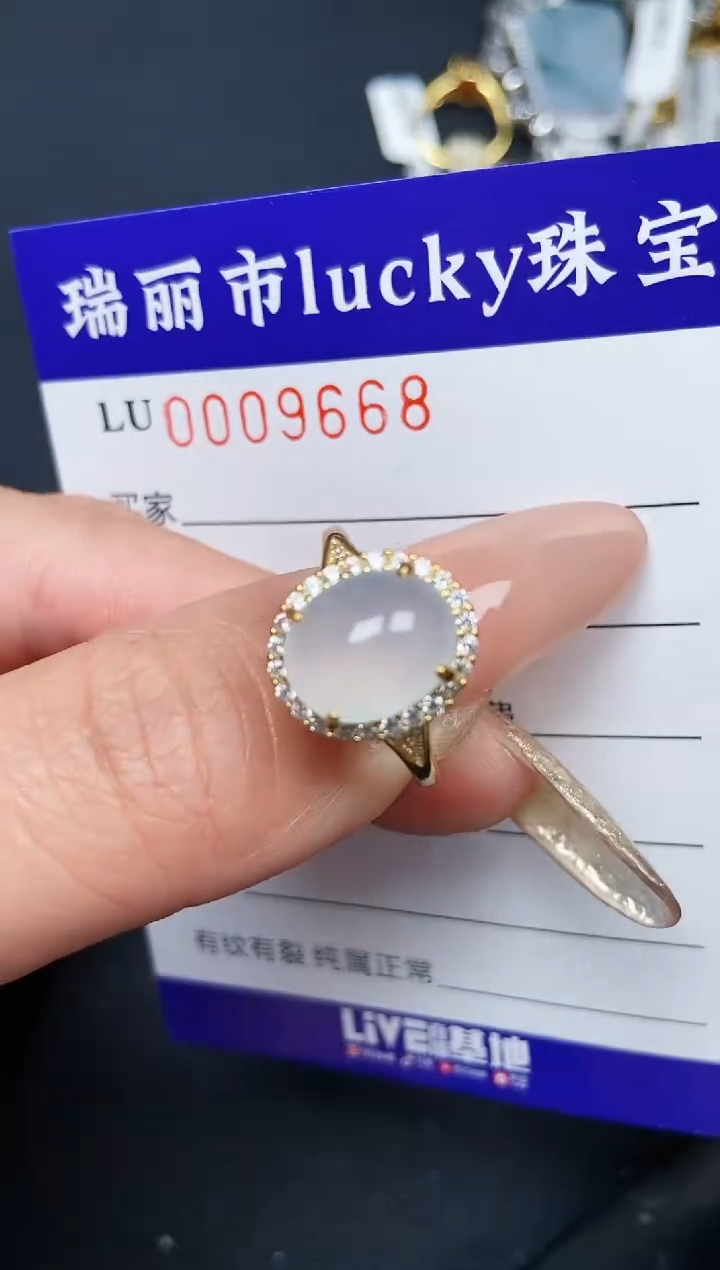 【闪购商品】翡翠颈饰银S925镶嵌9668