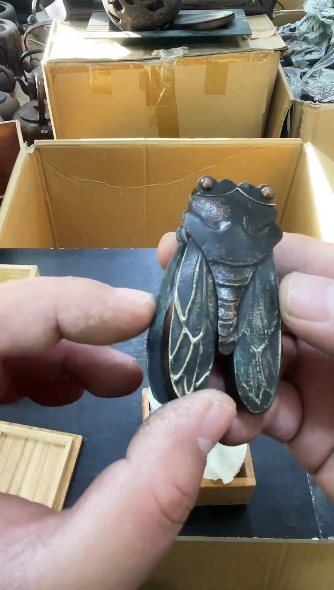  铜如图所示 阁集工艺品