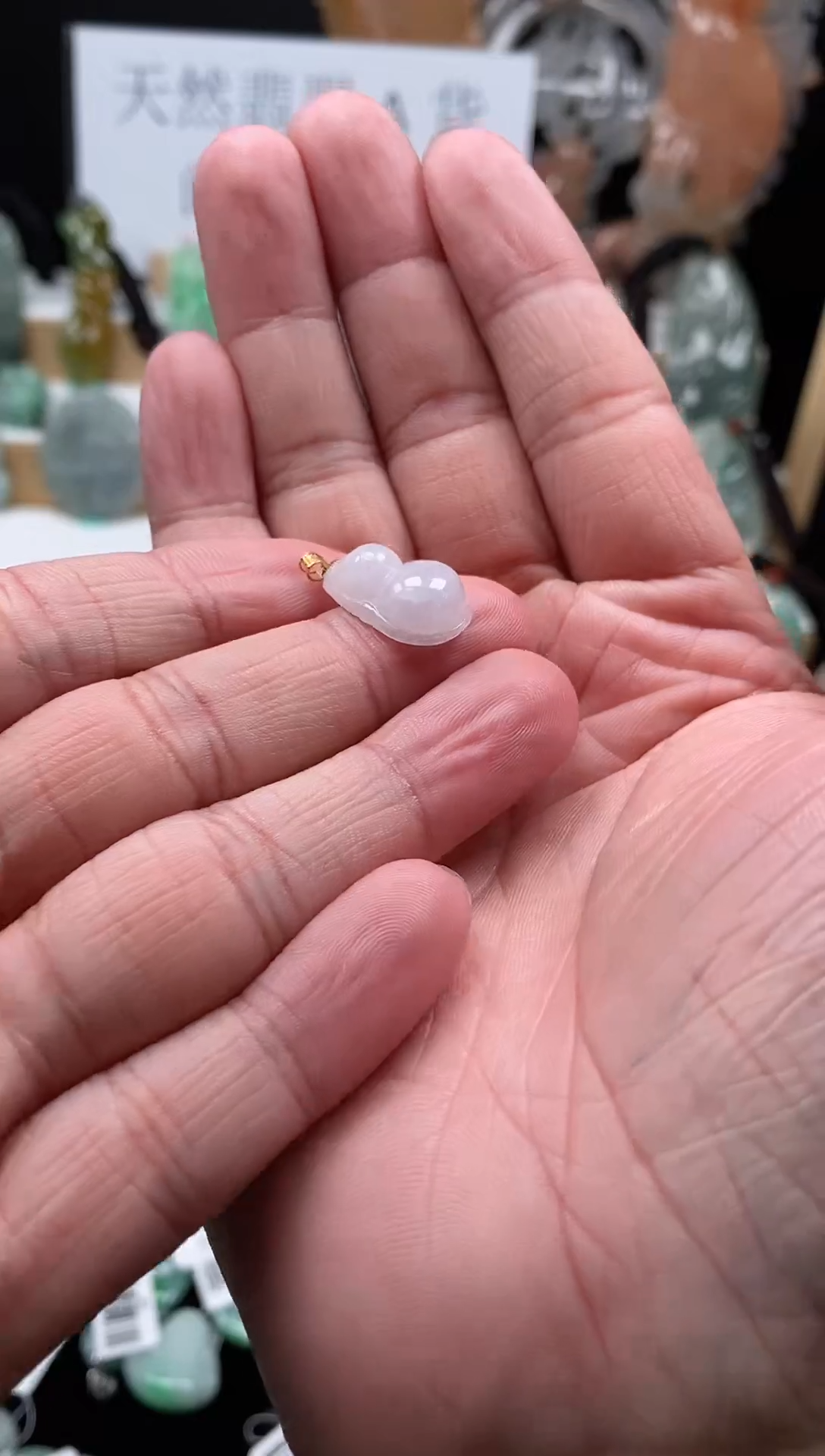 【闪购商品】翡翠颈饰未镶嵌110葫芦