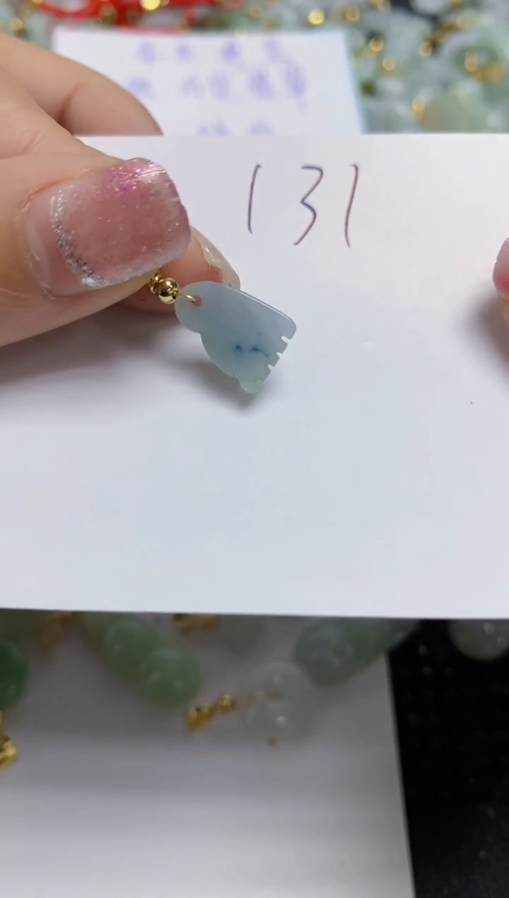 【闪购商品】翡翠颈饰合金天然翡翠A货