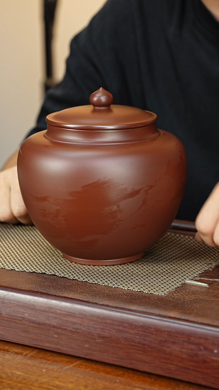 宜兴原矿紫砂茶叶罐