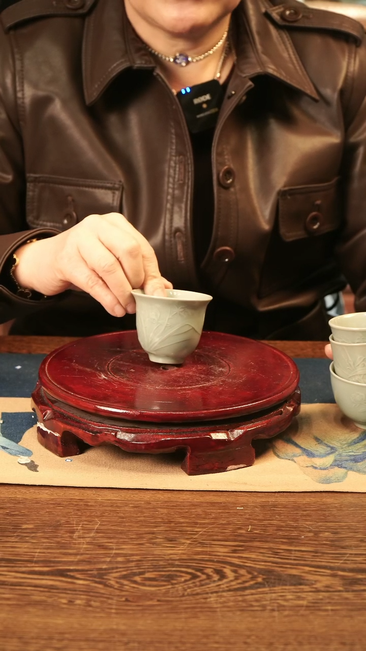 【闪购商品】越窑釉 杯杯（兰花
